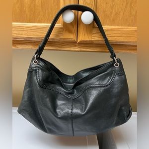 Lucky Brand Black Leather Shoulder Bag